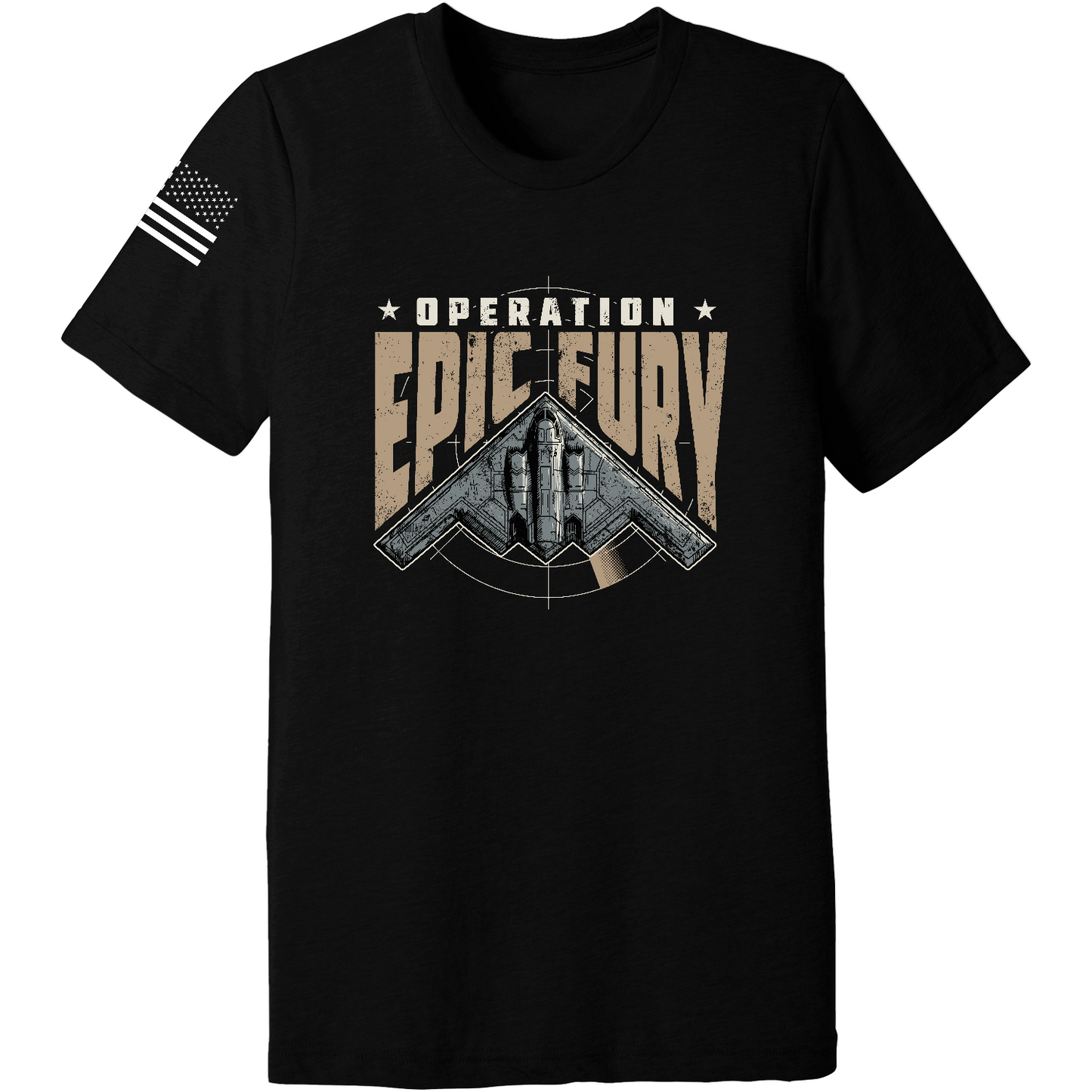 Operation Epic Fury Comfort Unisex Triblend SS Tee - Stealth