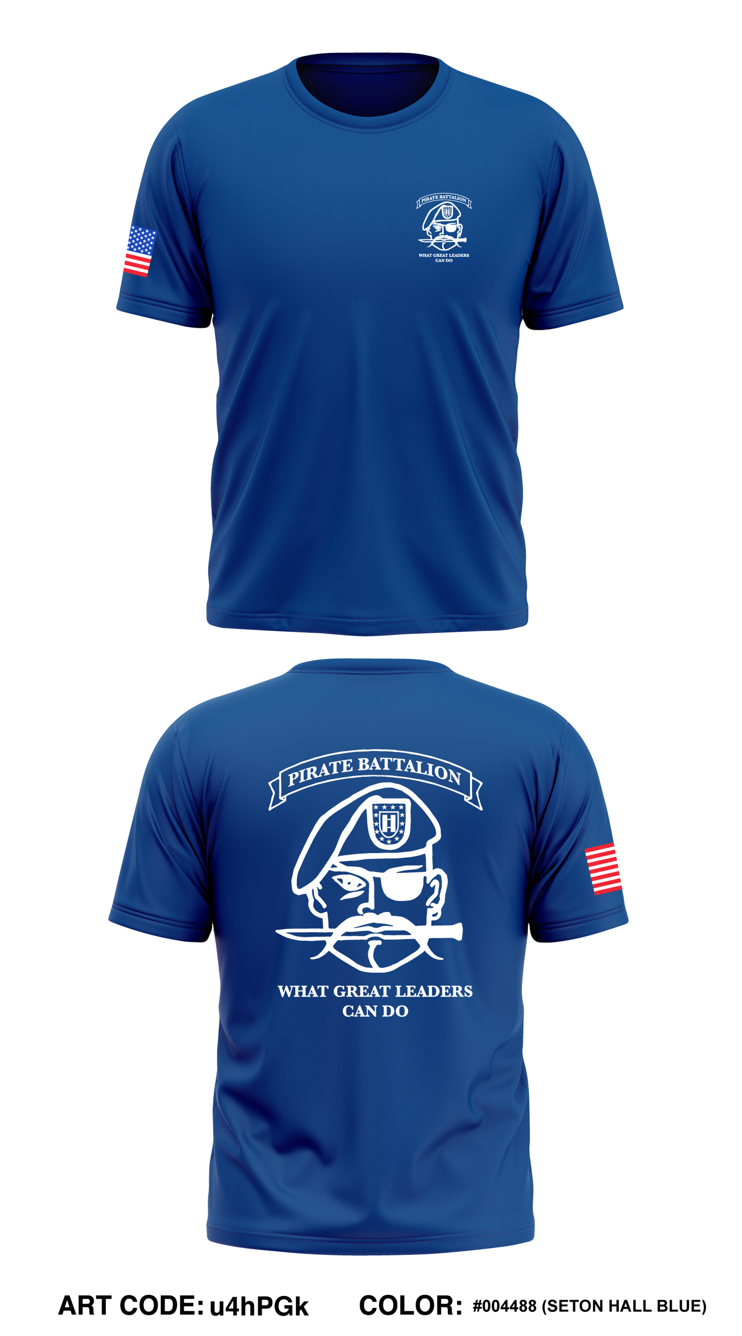 Seton Hall University Army ROTC - Pirate Battalion Core Men's SS Performance Tee - u4hPGk