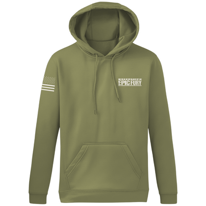 Operation Epic Fury Hi-Tech Performance Hoodie - Plane