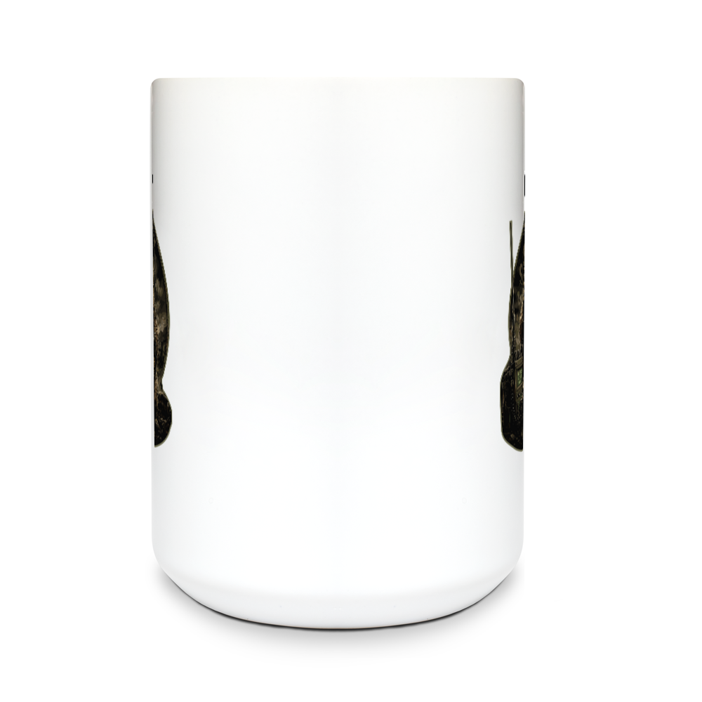 S6, 2-7 CAV 15 oz White Ceramic Mug - KucSHH