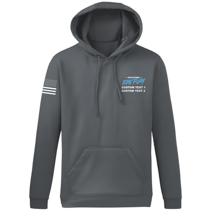 CUSTOM Operation Epic Fury Hi-Tech Performance Hoodie - Blueprint