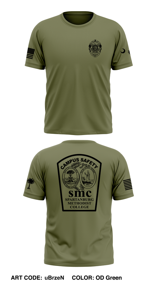 Spartanburg Methodist College Campus Safety Core Men's SS Performance Tee - uBrzeN