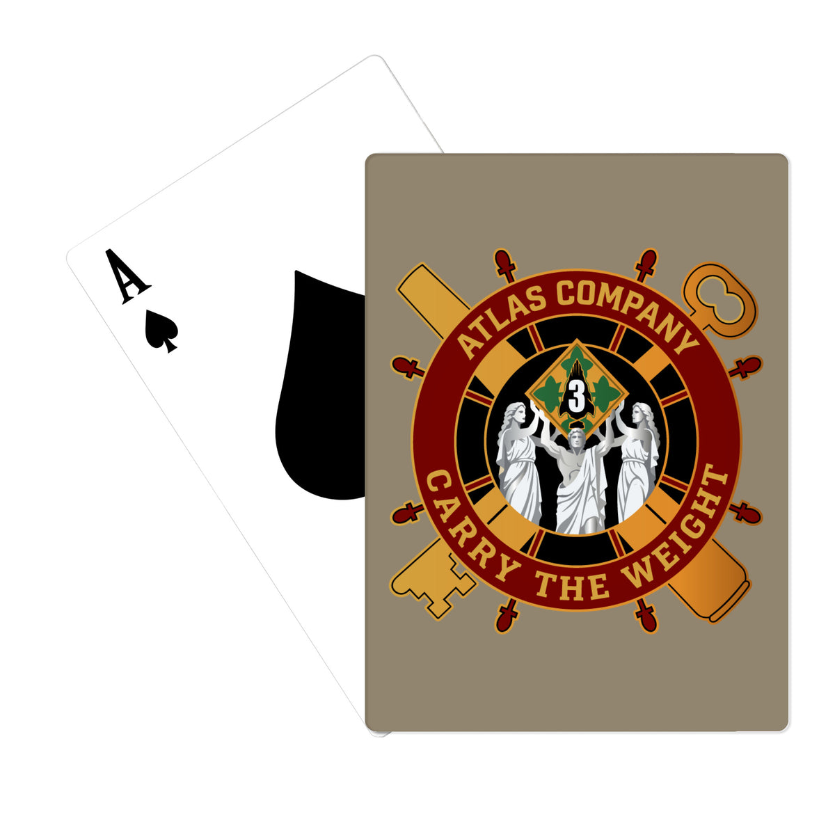 Atlas Company, 64th BSB Playing Cards - 3hfaHe