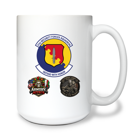 31st SFS/S4 15 oz White Ceramic Mug - Wvmwnb