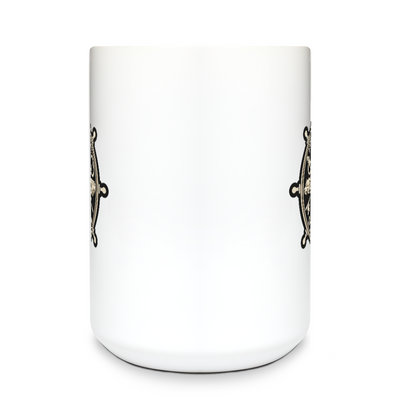 1-16 IN BN 15 oz White Ceramic Mug - FT3ePx