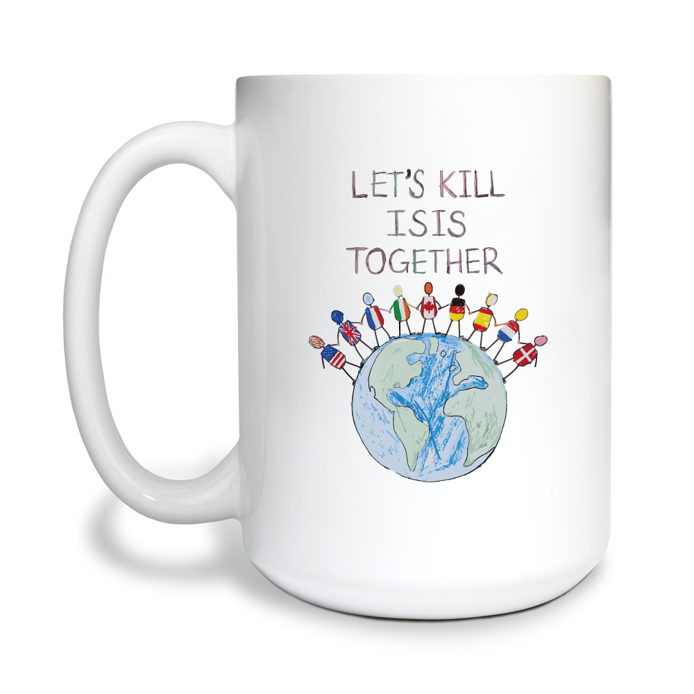 CJTF 15 oz White Ceramic Mug - jsF9fX