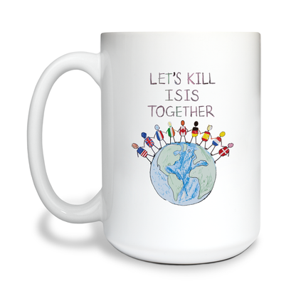 CJTF 15 oz White Ceramic Mug - jsF9fX