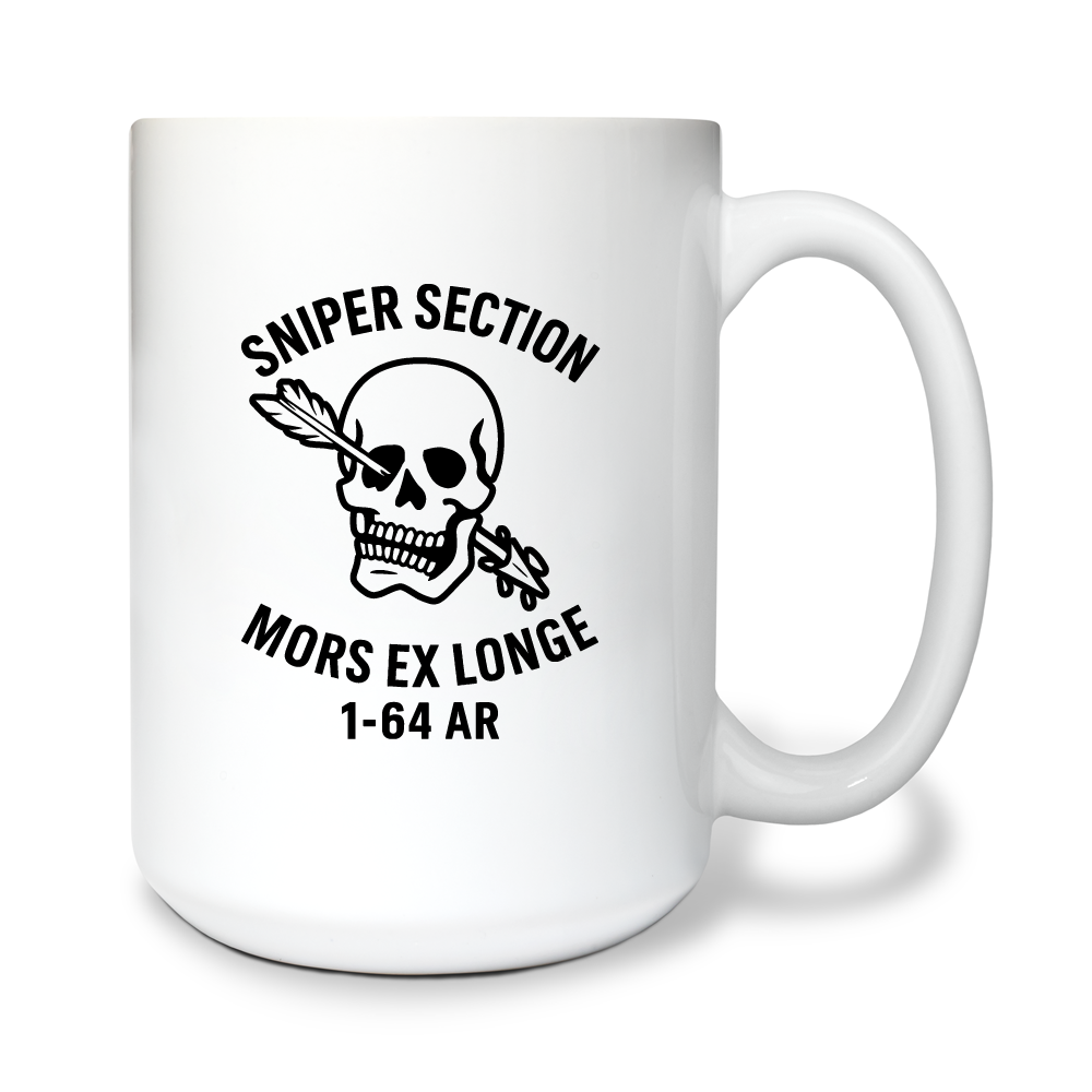 1-64 AR HHC SNIPER SECTION 15 oz White Ceramic Mug - LQdt76