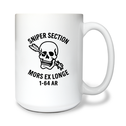 1-64 AR HHC SNIPER SECTION 15 oz White Ceramic Mug - LQdt76