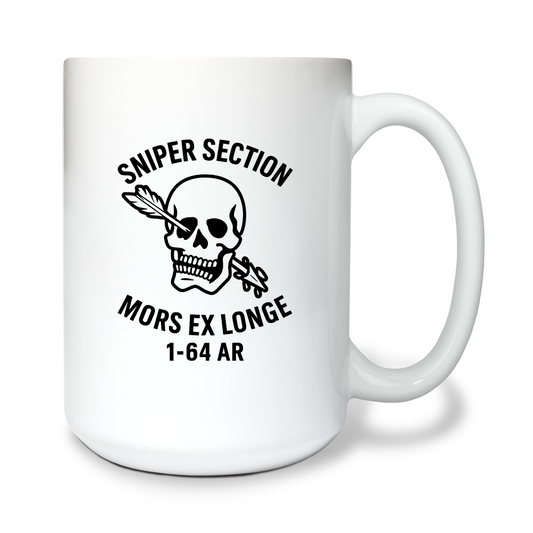 1-64 AR HHC SNIPER SECTION 15 oz White Ceramic Mug - LQdt76