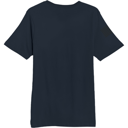 Emblem Basics Comfort Unisex Cotton SS Tee - Black Flag