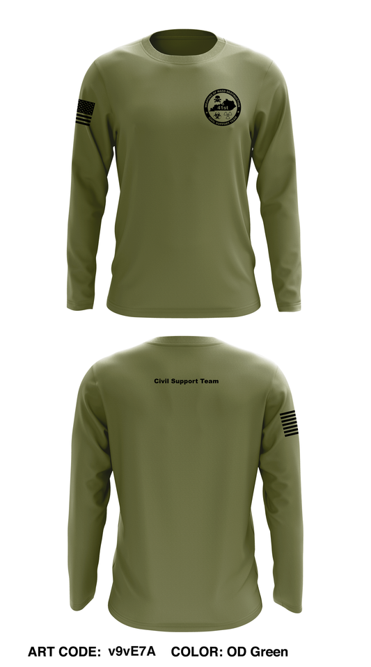 41st WMD CST Core Men's LS Performance Tee - v9vE7A