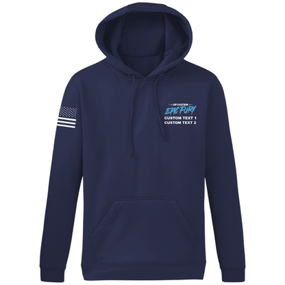 CUSTOM Operation Epic Fury Hi-Tech Performance Hoodie - Blueprint