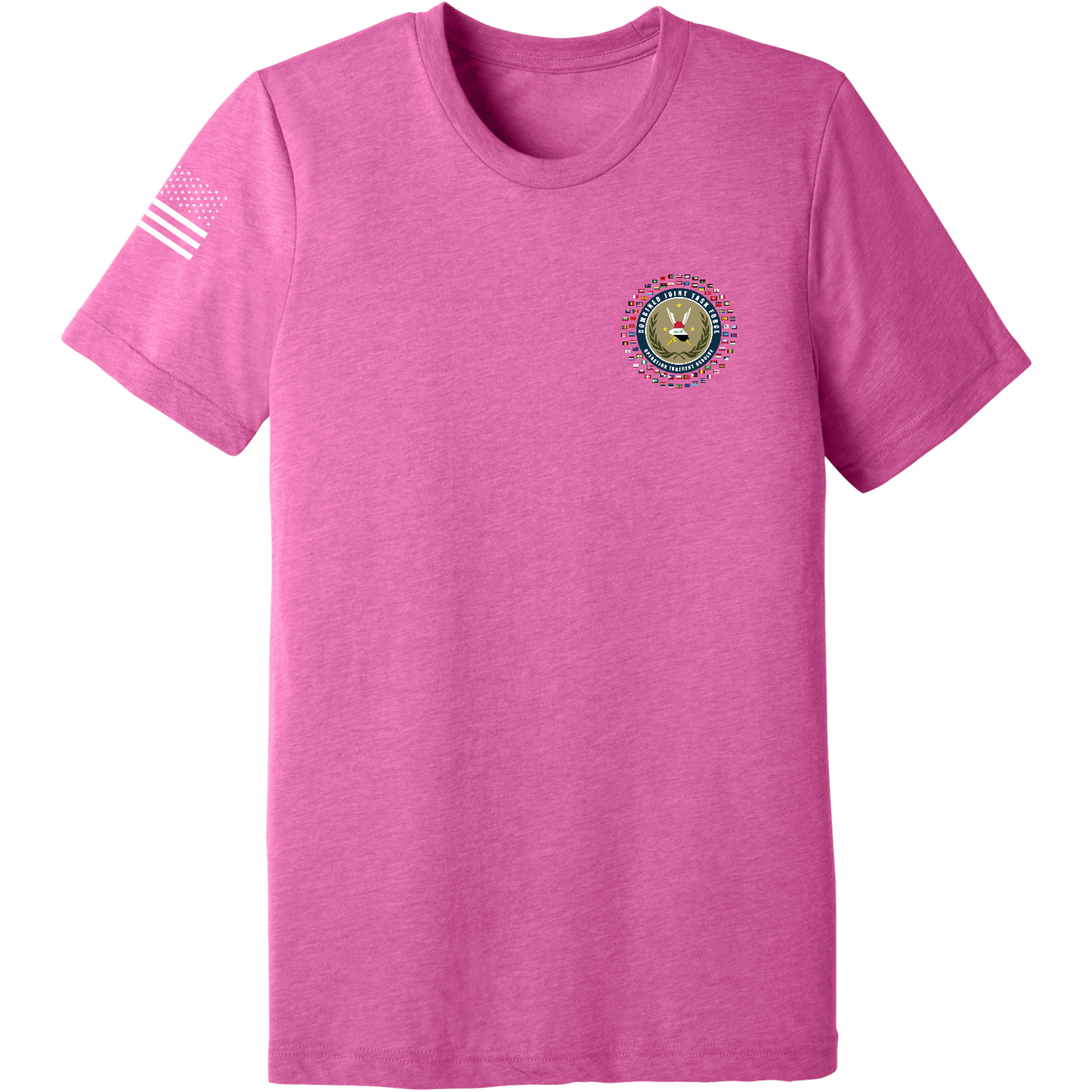 Combined Joint Task Force-Operation Inherent Resolve Store 1 Comfort Unisex Triblend SS Tee - Yspad7