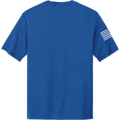Emblem Basics Hi-Tech SS Performance Tee - White Flag