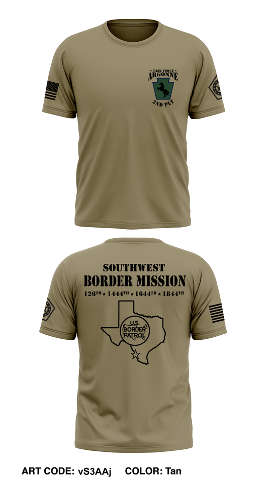 1844th transportation Core Men's SS Performance Tee - vS3AAj