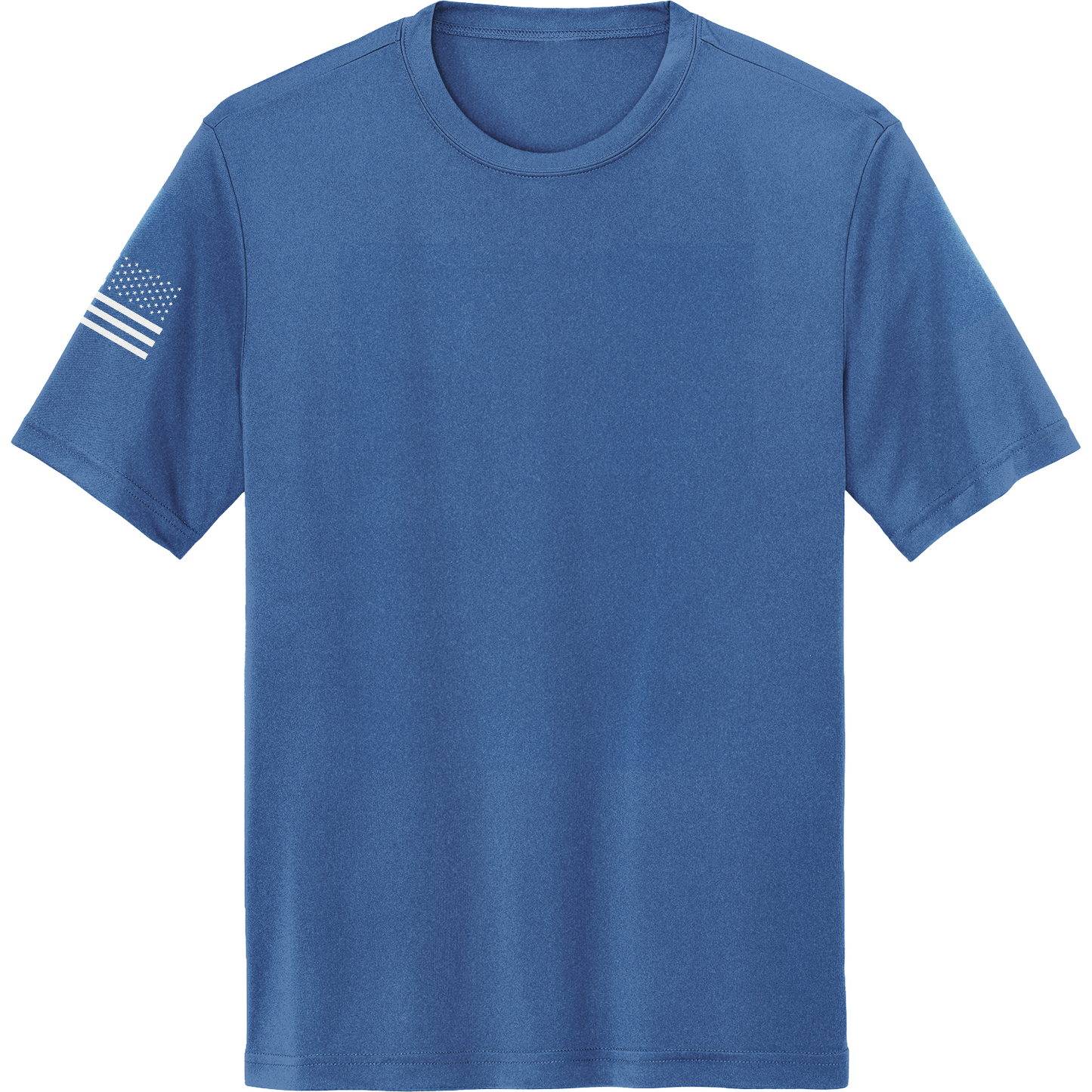Emblem Basics Hi-Tech SS Performance Tee - White Flag