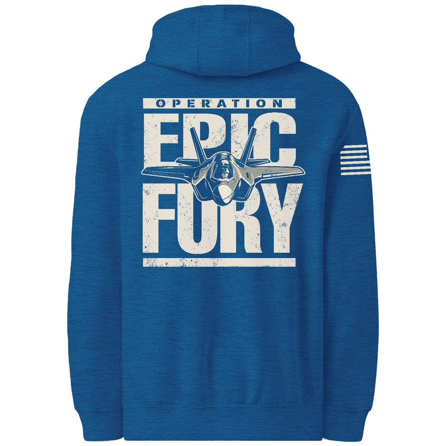 CUSTOM Operation Epic Fury Comfort Unisex Hooded Sweatshirt - Plane