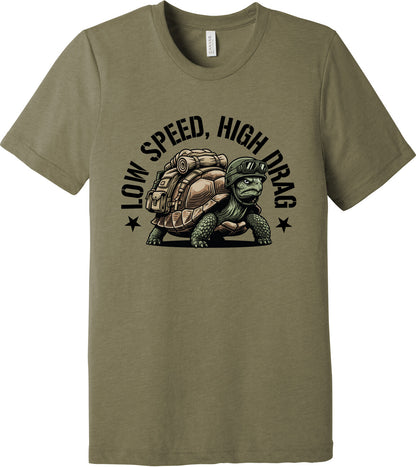 Emblem Comfort Unisex Triblend SS Tee - Low Speed, High Drag