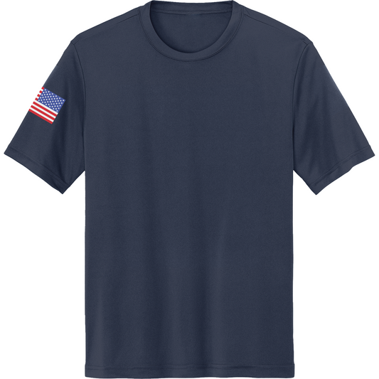 Emblem Basics Hi-Tech SS Performance Tee - Color Flag