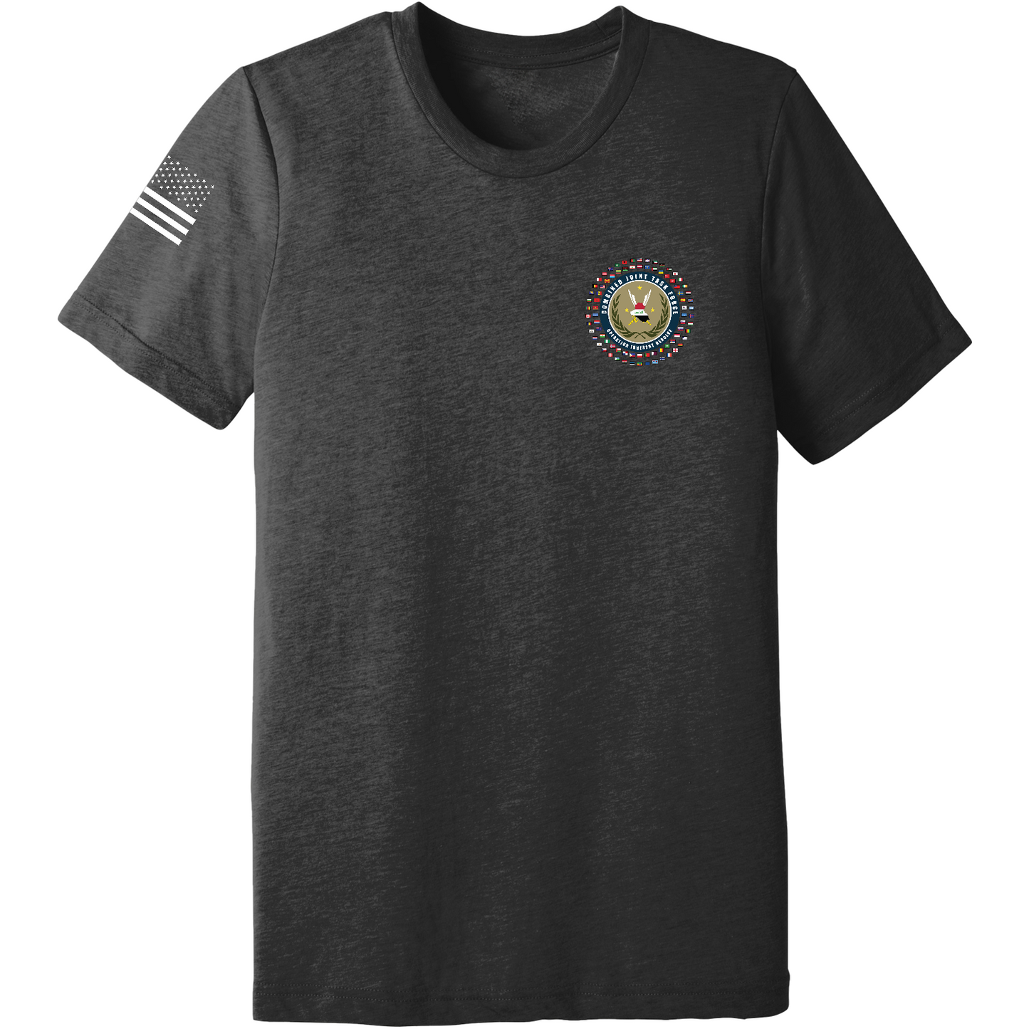Combined Joint Task Force-Operation Inherent Resolve Store 1 Comfort Unisex Triblend SS Tee - Yspad7