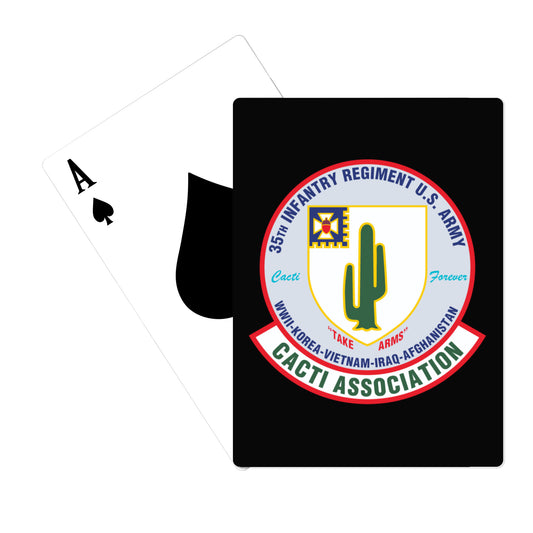 35th Infantry (Cacti) Regiment Association Fundraising Collection Playing Cards - 562987