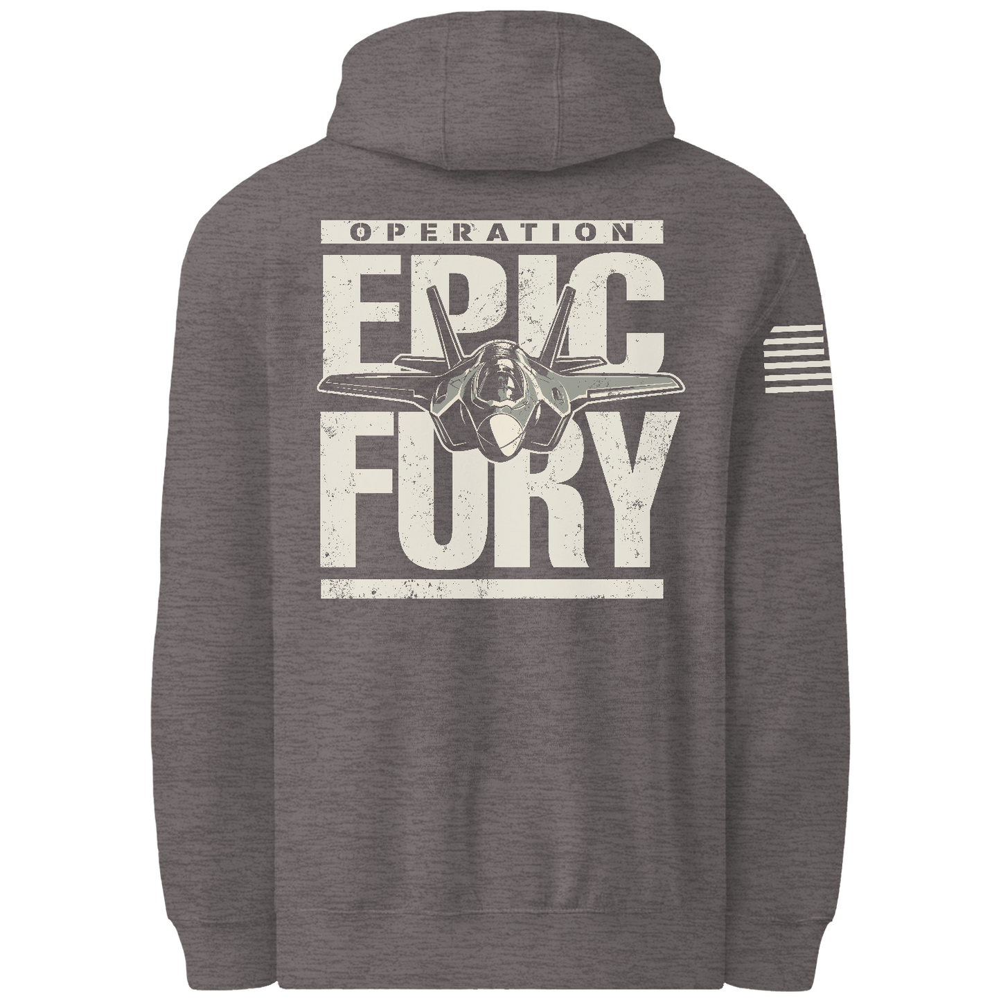 CUSTOM Operation Epic Fury Comfort Unisex Hooded Sweatshirt - Plane