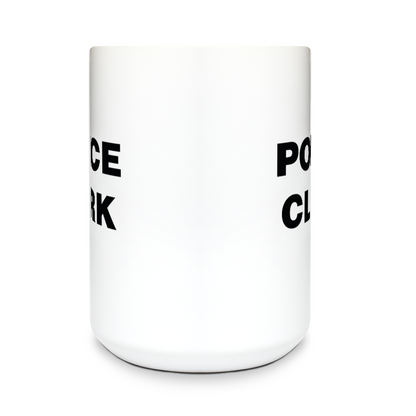 Ticonderoga Police Department 15 oz White Ceramic Mug - XPhnXf