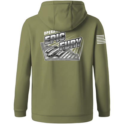 Operation Epic Fury Hi-Tech Performance Hoodie - Supersonic