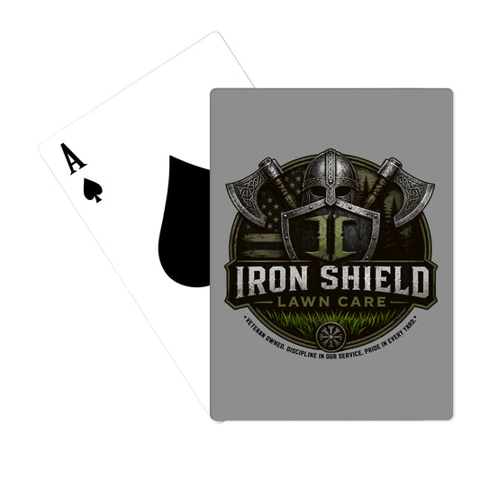 Iron Shield Lawncare Playing Cards - h8UJYB