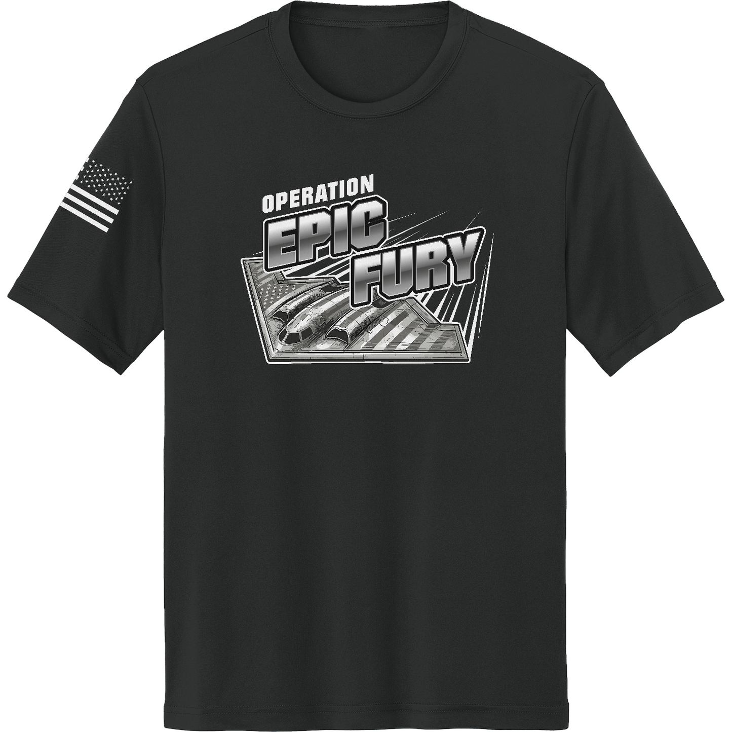 CUSTOM Operation Epic Fury Hi-Tech SS Performance Tee - Supersonic