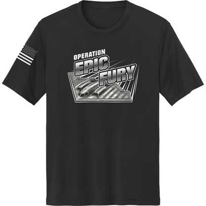 CUSTOM Operation Epic Fury Hi-Tech SS Performance Tee - Supersonic