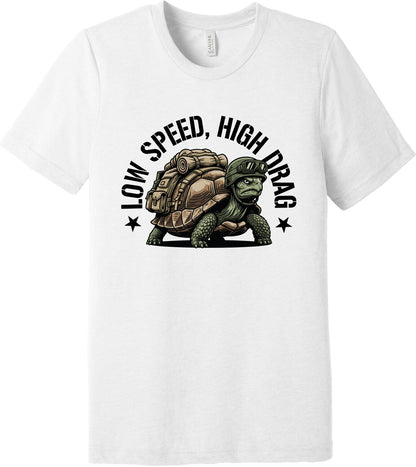 Emblem Comfort Unisex Triblend SS Tee - Low Speed, High Drag