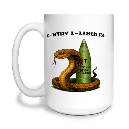 C-BTRY 1-119th FA Ceramic Mug - fXbxQH