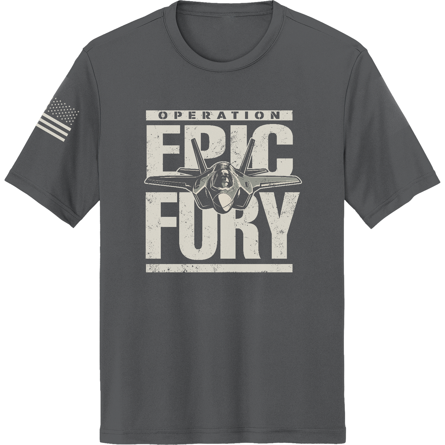 CUSTOM Operation Epic Fury Hi-Tech SS Performance Tee - Plane