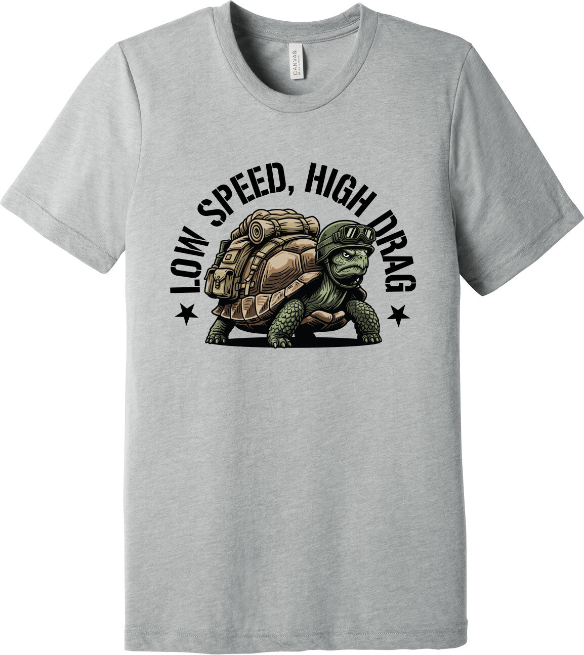 Emblem Comfort Unisex Triblend SS Tee - Low Speed, High Drag