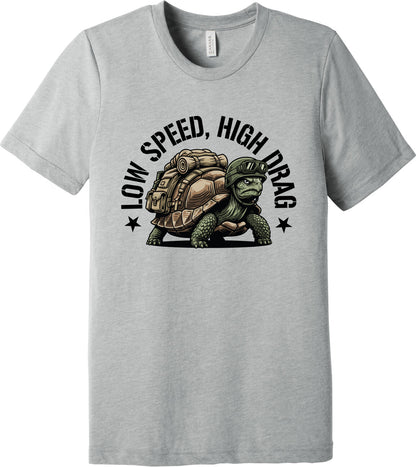 Emblem Comfort Unisex Triblend SS Tee - Low Speed, High Drag