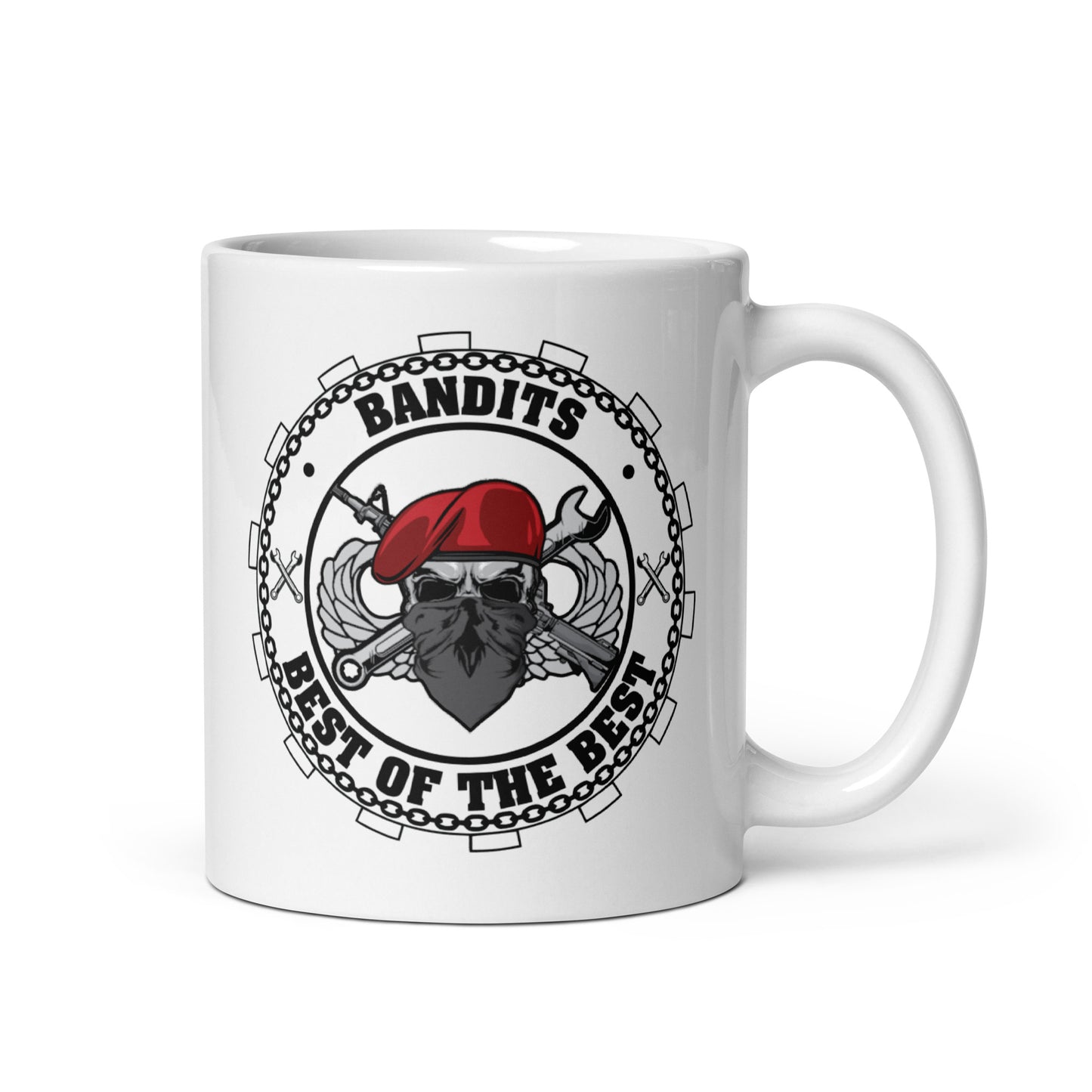 B Co, 173rd BSB (A), 173rd IBCT (A) - 2 sided white mug - ta1824