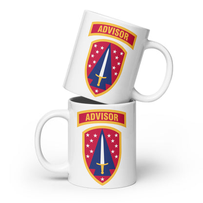 2D Security Force Assistance Brigade White glossy mug