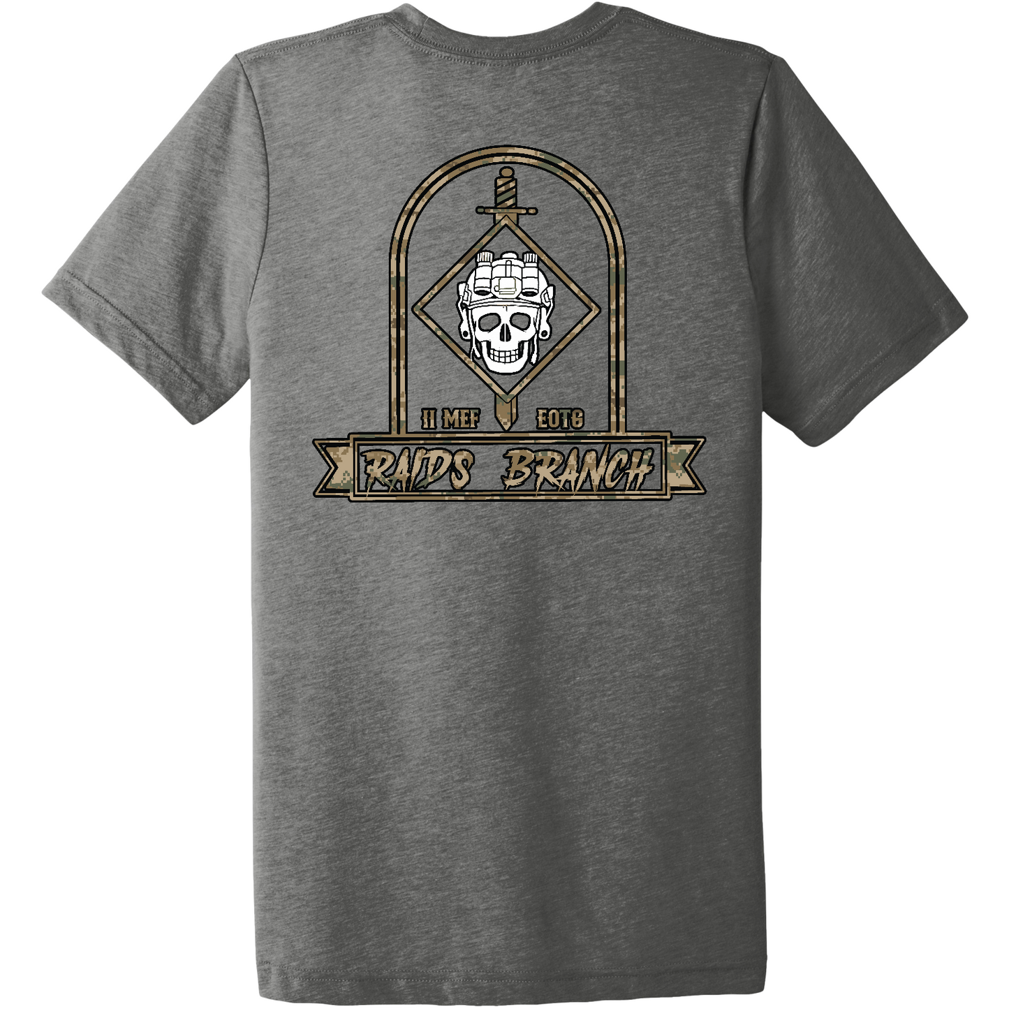 II MEF EOTG, Amphibious Raids Branch Comfort Unisex Triblend SS Tee - 9T3JPV