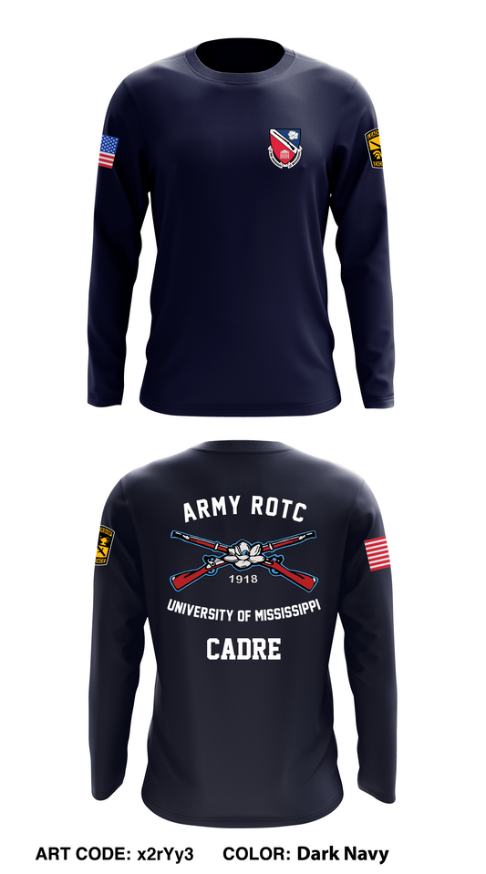 Ole Miss ROTC Core Men's LS Performance Tee