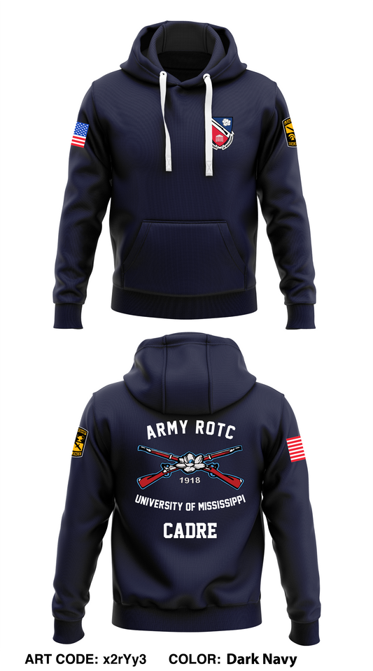 Ole Miss ROTC Core Men's Hooded Performance Sweatshirt