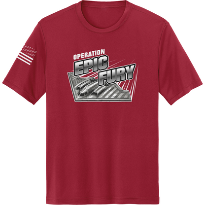 CUSTOM Operation Epic Fury Hi-Tech SS Performance Tee - Supersonic