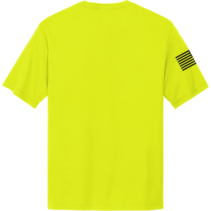 Emblem Basics Hi-Tech SS Performance Tee - Black Flag