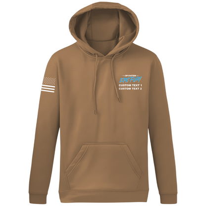 CUSTOM Operation Epic Fury Hi-Tech Performance Hoodie - Blueprint