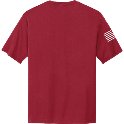 Emblem Basics Hi-Tech SS Performance Tee - White Flag