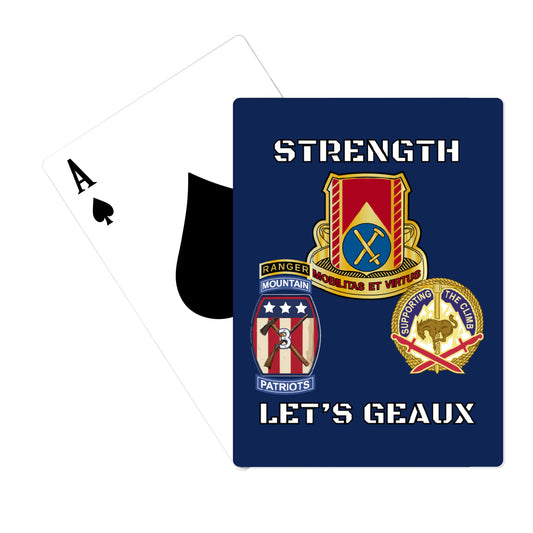 710 Light Support Battalion Playing Cards - qVYCRJ
