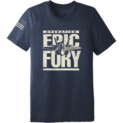 CUSTOM Operation Epic Fury Comfort Unisex Triblend SS Tee - Plane