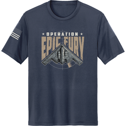 CUSTOM Operation Epic Fury Hi-Tech SS Performance Tee - Stealth