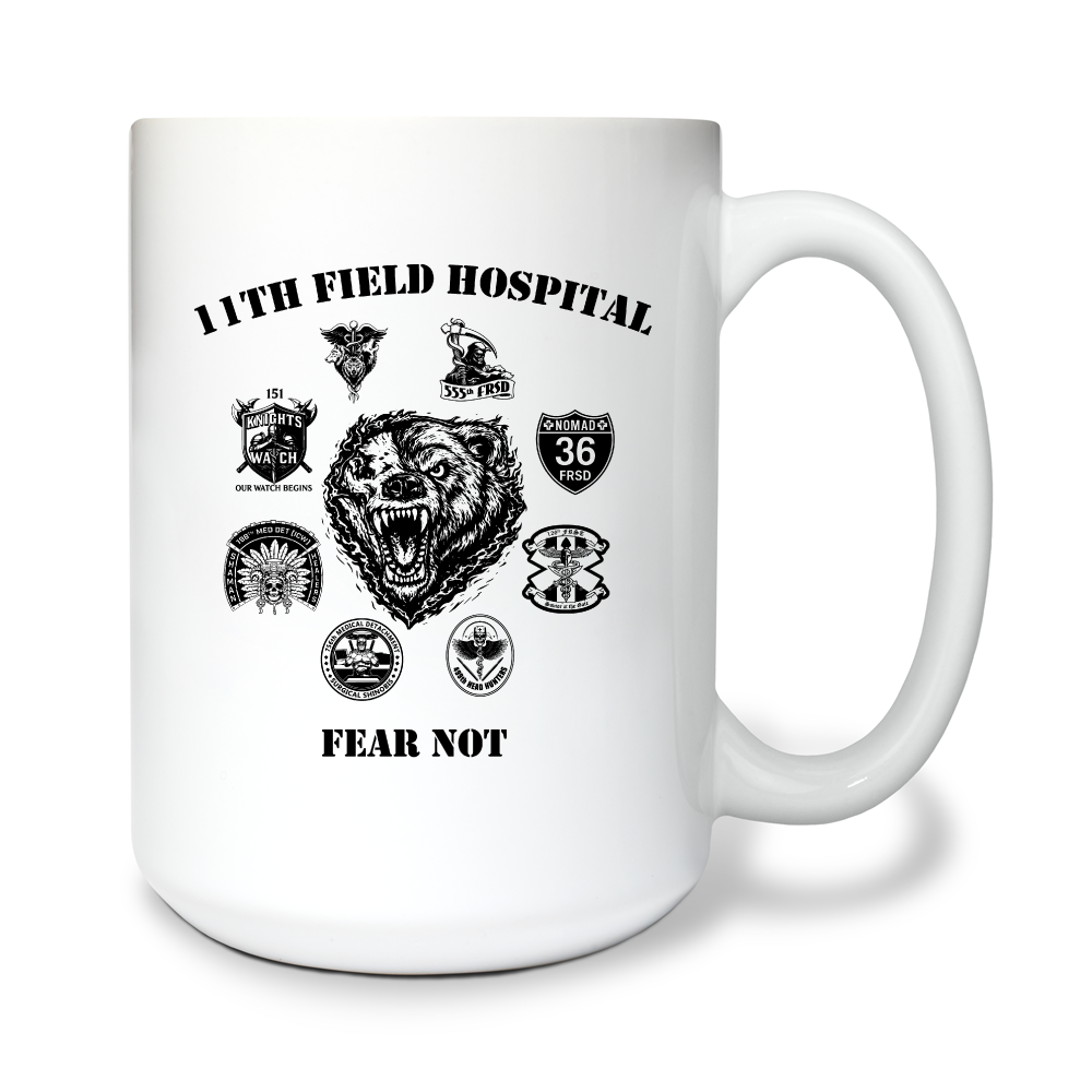 11th Field Hospital 15 oz White Ceramic Mug - yrYfTG